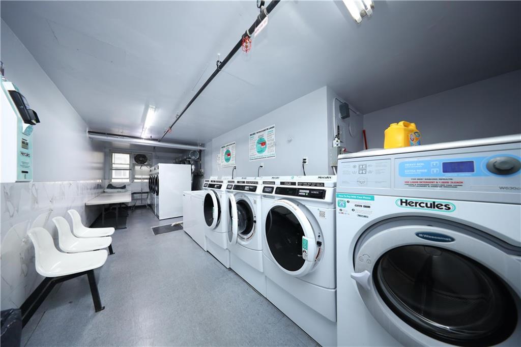 1625 Emmons Avenue, Unit 4N Brooklyn, NY 11235 - Photo 16 of 32 a view of livingroom with washer and dryer