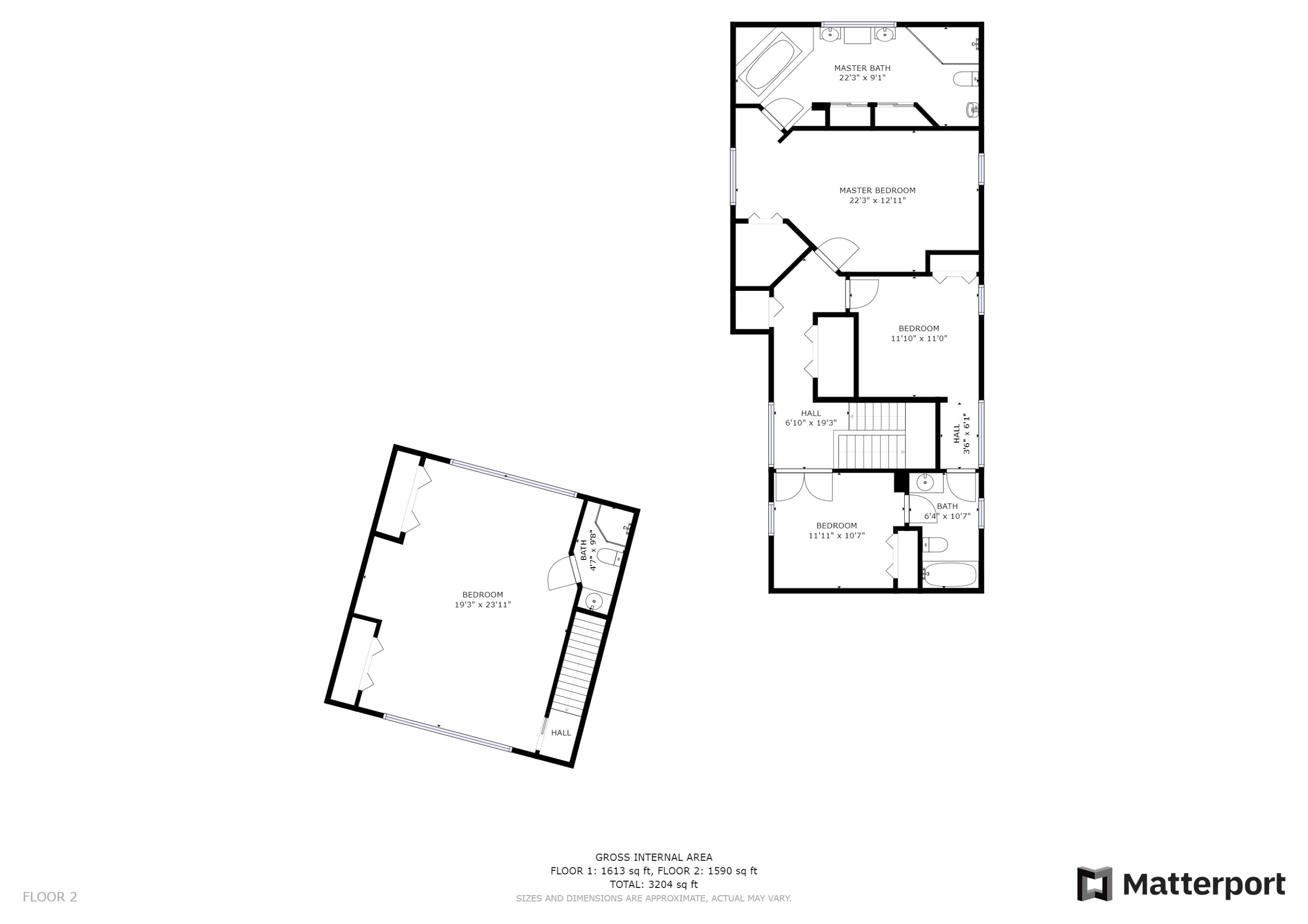 641 Southwest 18th Street Boca Raton, FL 33486 - Photo 27 of 27 Floorplan Second Floor