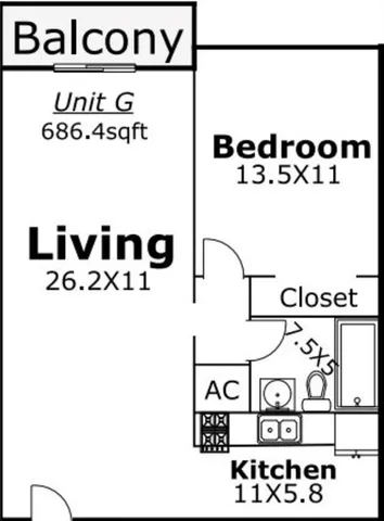 $950 | Undisclosed Address, Metairie, LA 70002