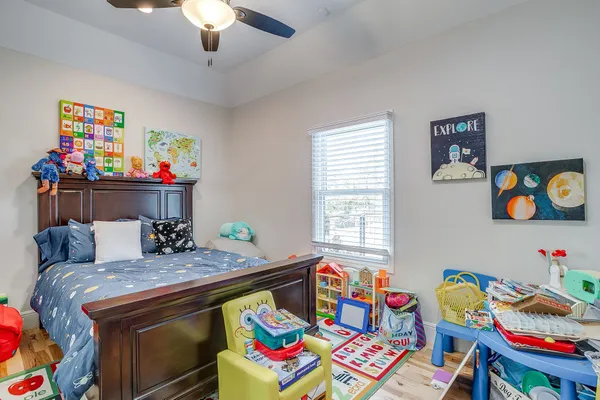 a play room with toys