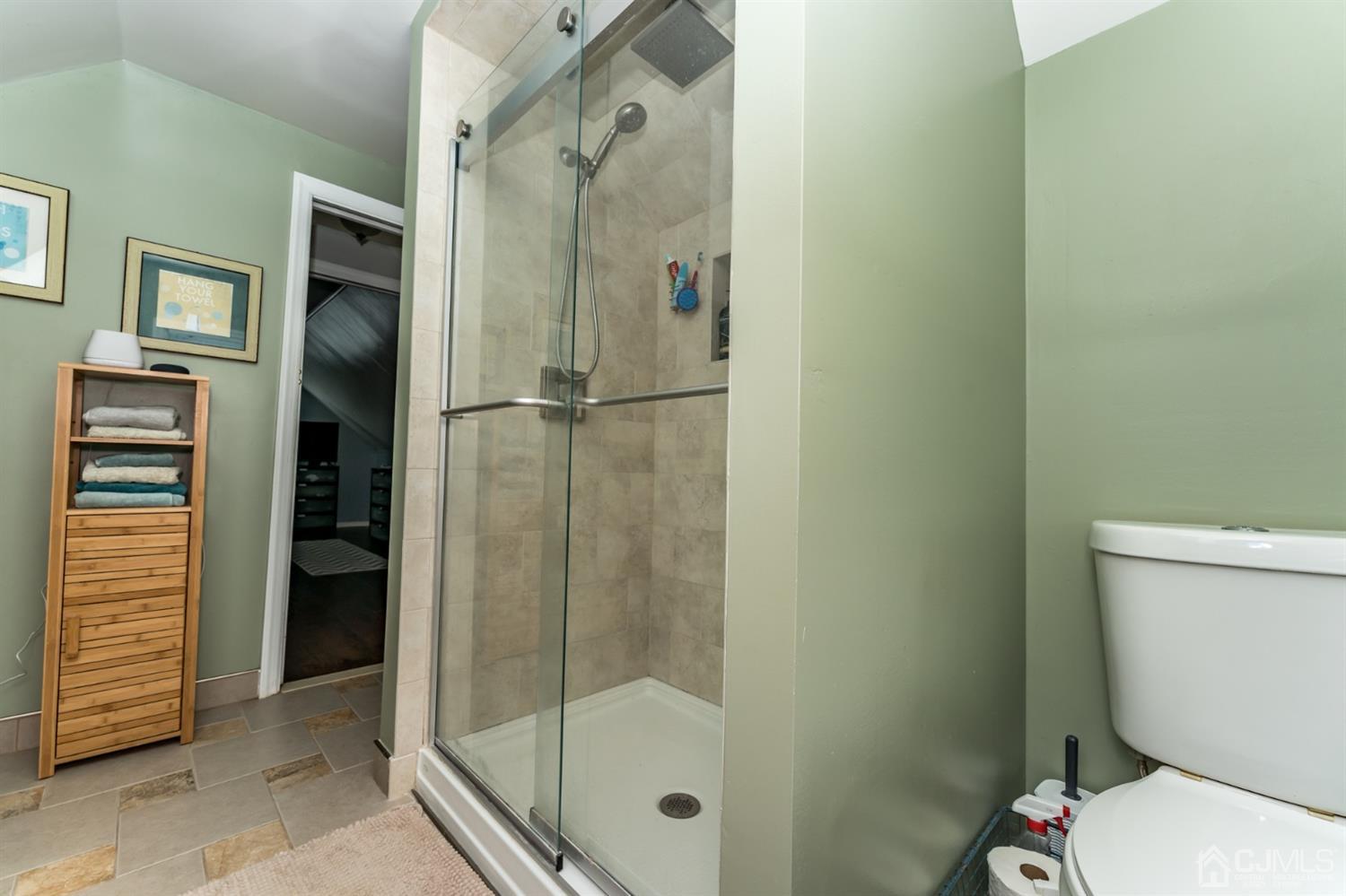1077 Cranbrook Road Union, NJ 07083 - Photo 28 of 37 a bathroom with a shower and toilet