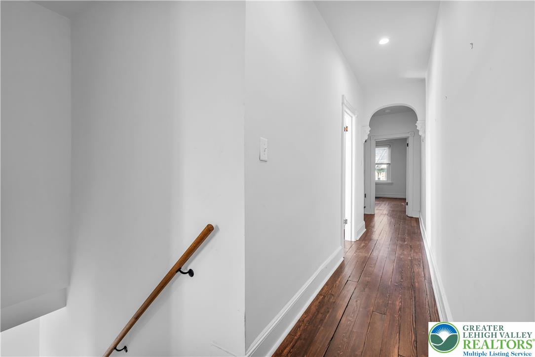 420 2nd Avenue Bethlehem, PA 18018 - Photo 13 of 34 a view of a hallway with wooden floor and staircase