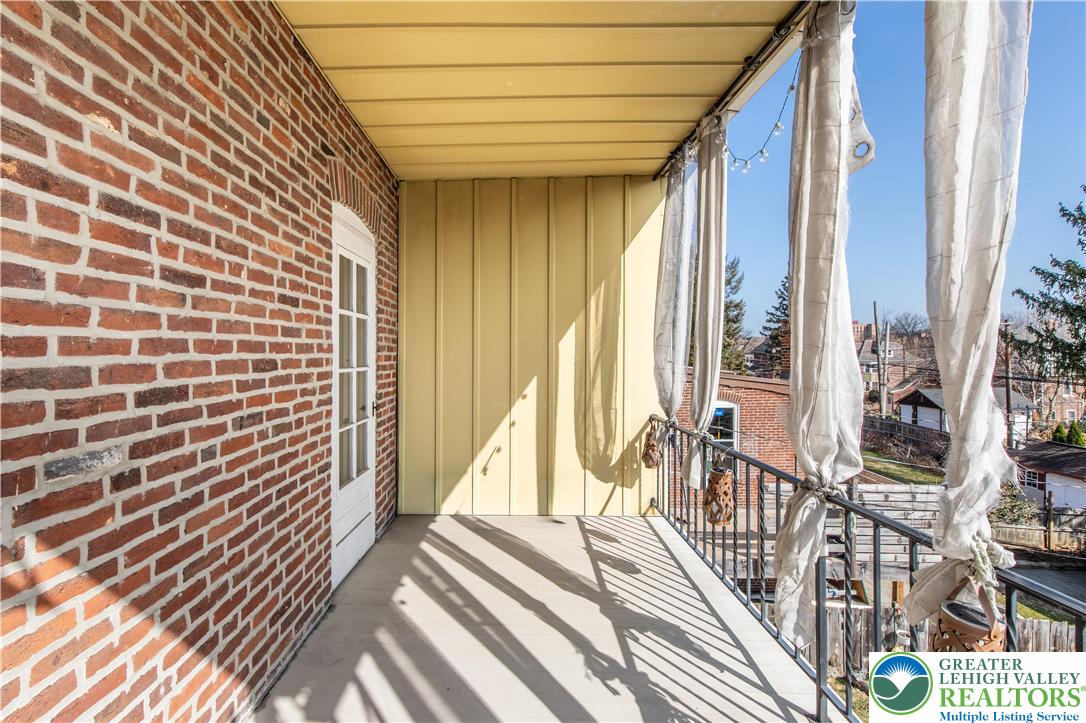 420 2nd Avenue Bethlehem, PA 18018 - Photo 23 of 34 a view of a balcony with wooden floor