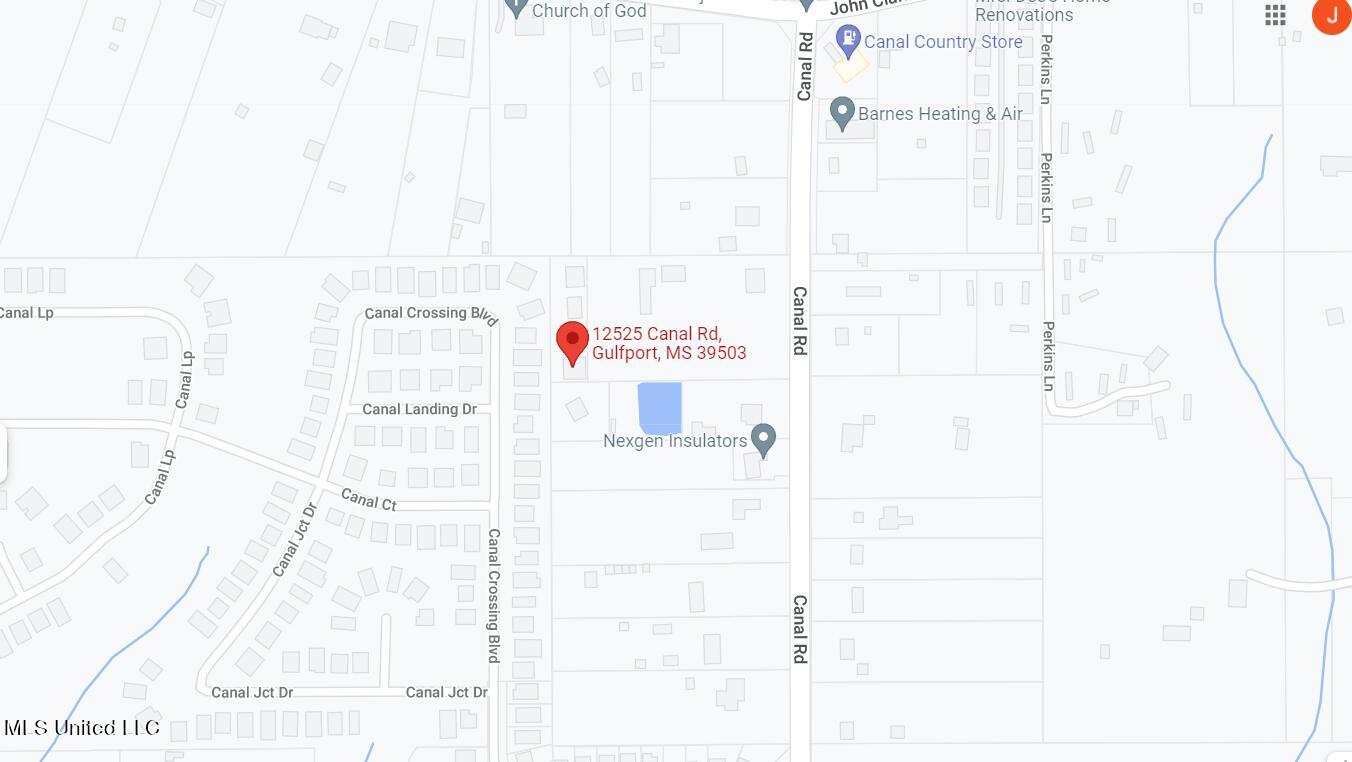 12525 Canal Road Gulfport, MS 39503 - Photo 17 of 18 12525 Canal Rd Google Map