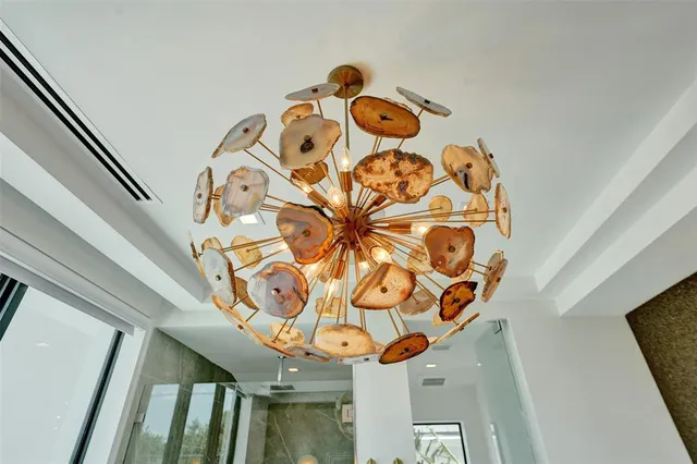 a outdoor dining space with furniture and garden view