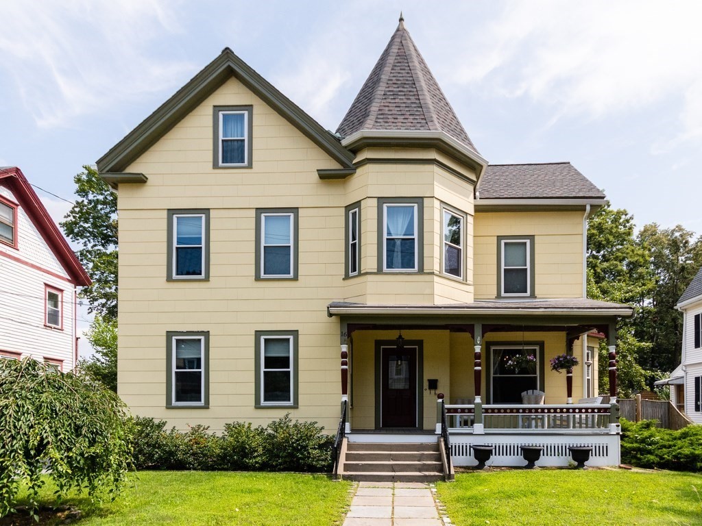 16 Alexander Street Framingham, MA 01702 - Photo 2 of 41 a front view of a house with garden