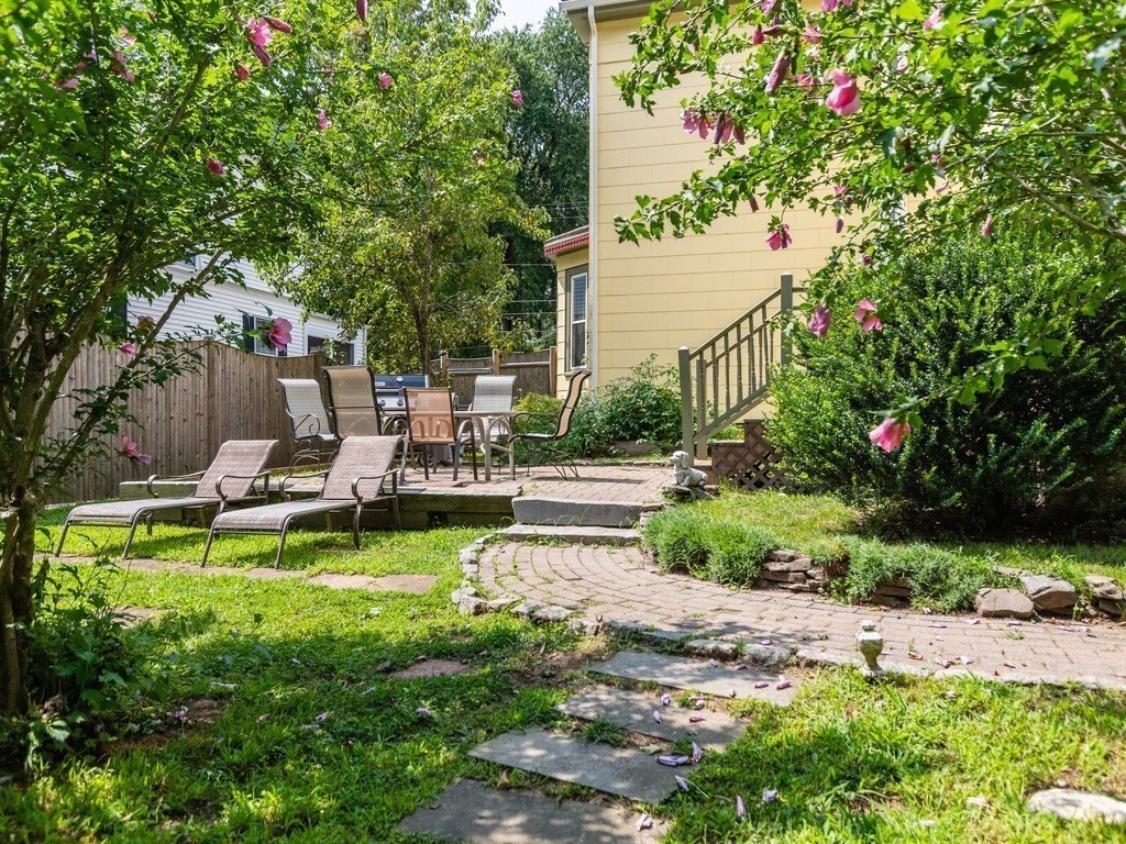 16 Alexander Street Framingham, MA 01702 - Photo 37 of 41 a view of a garden with sitting area