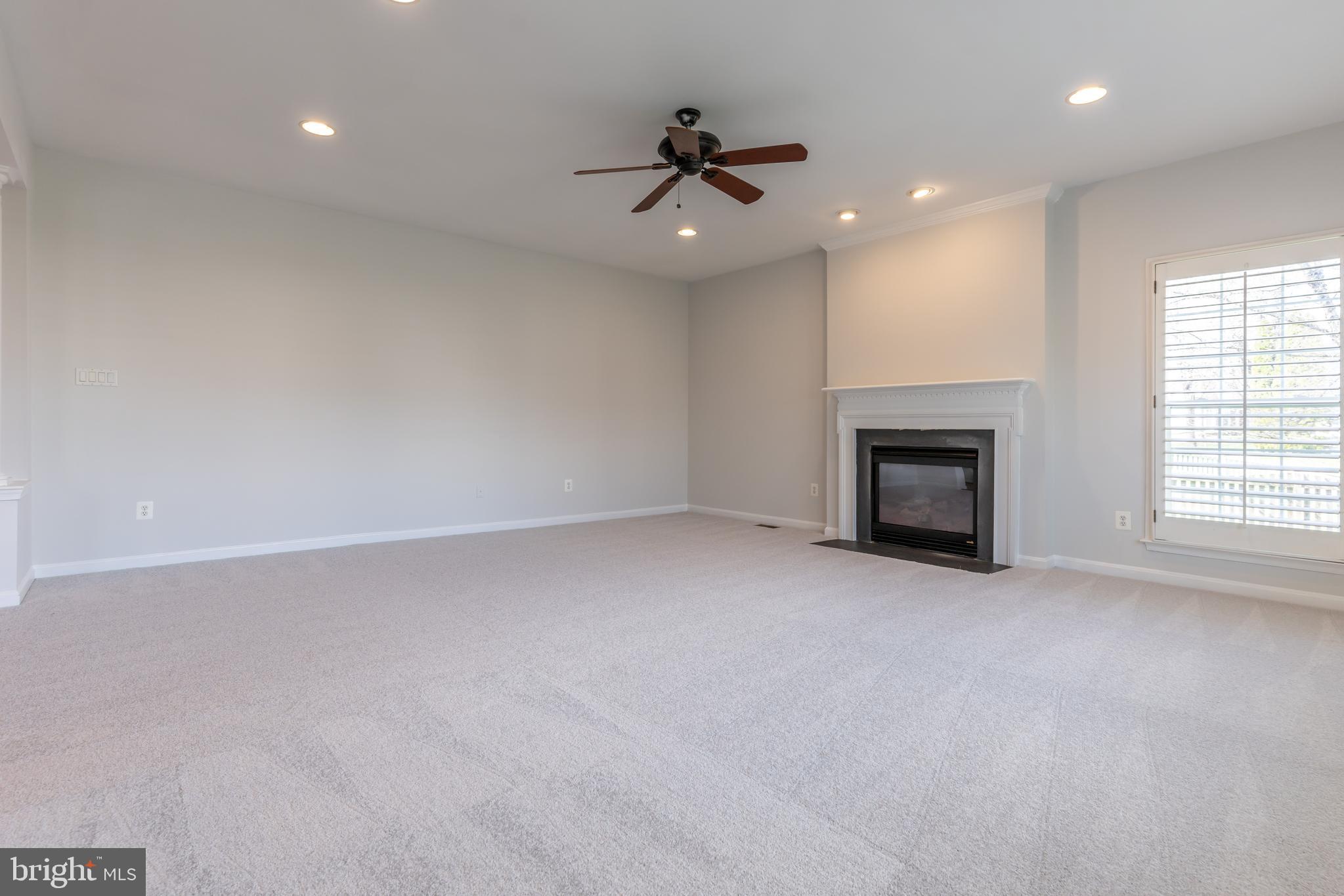 12675 Rushing Creek Court Bristow, VA 20136 - Photo 42 of 49 an empty room with fireplace and windows