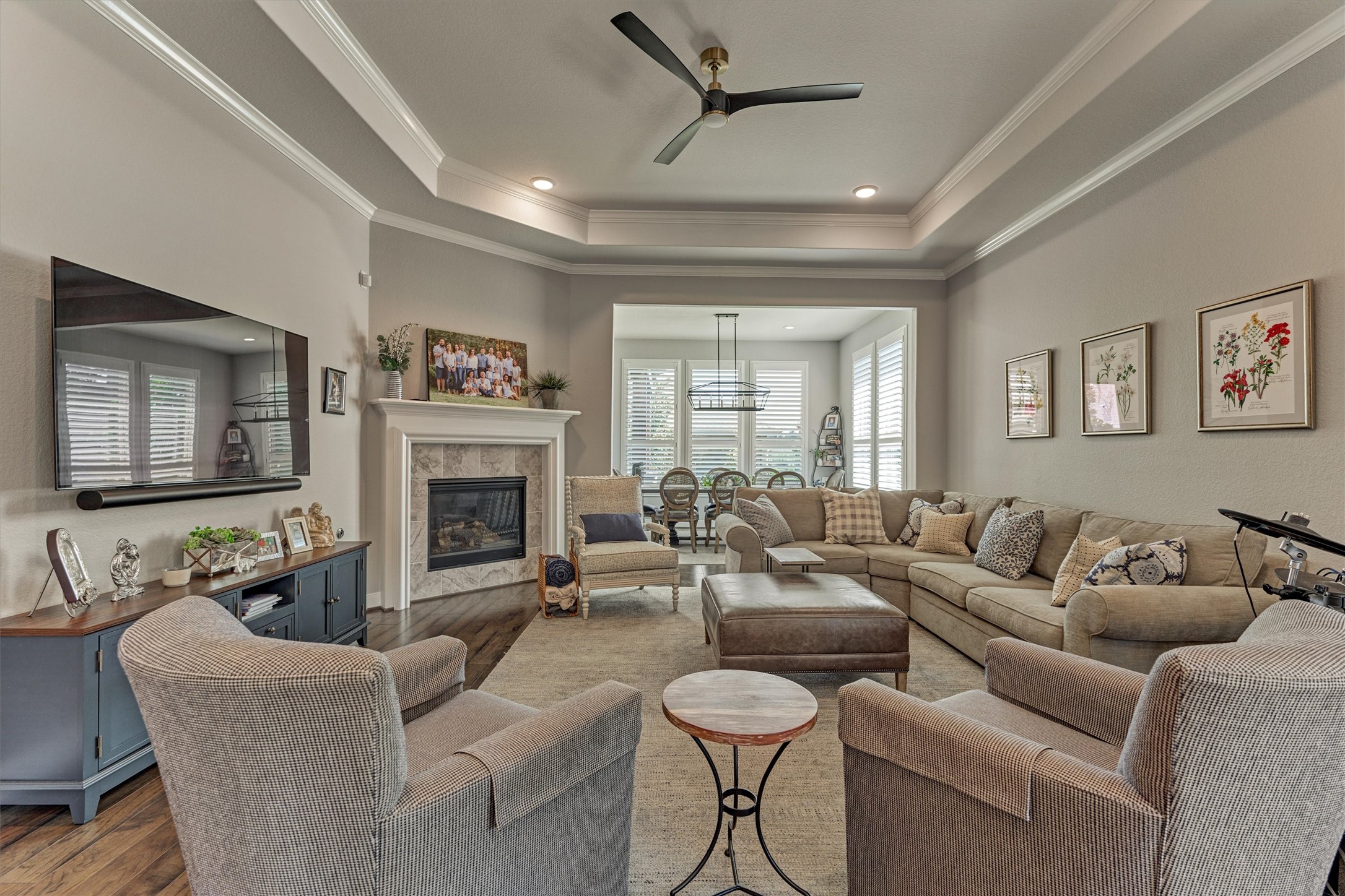 108 Wild Wick Way Spring, TX 77382 - Photo 19 of 44 The Spacious Family Room Is Terrific For Enteraining Guests, Hosting A Watch Party, Or Just Relaxing With Family.
