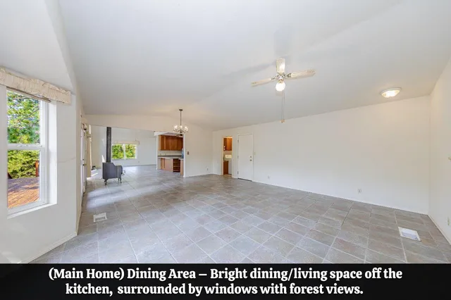 a view of a hallway with entryway