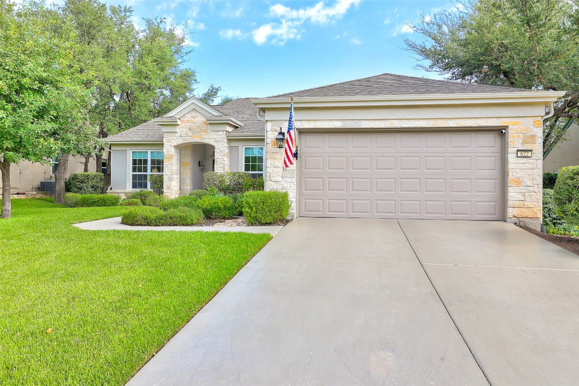 a front view of house with yard