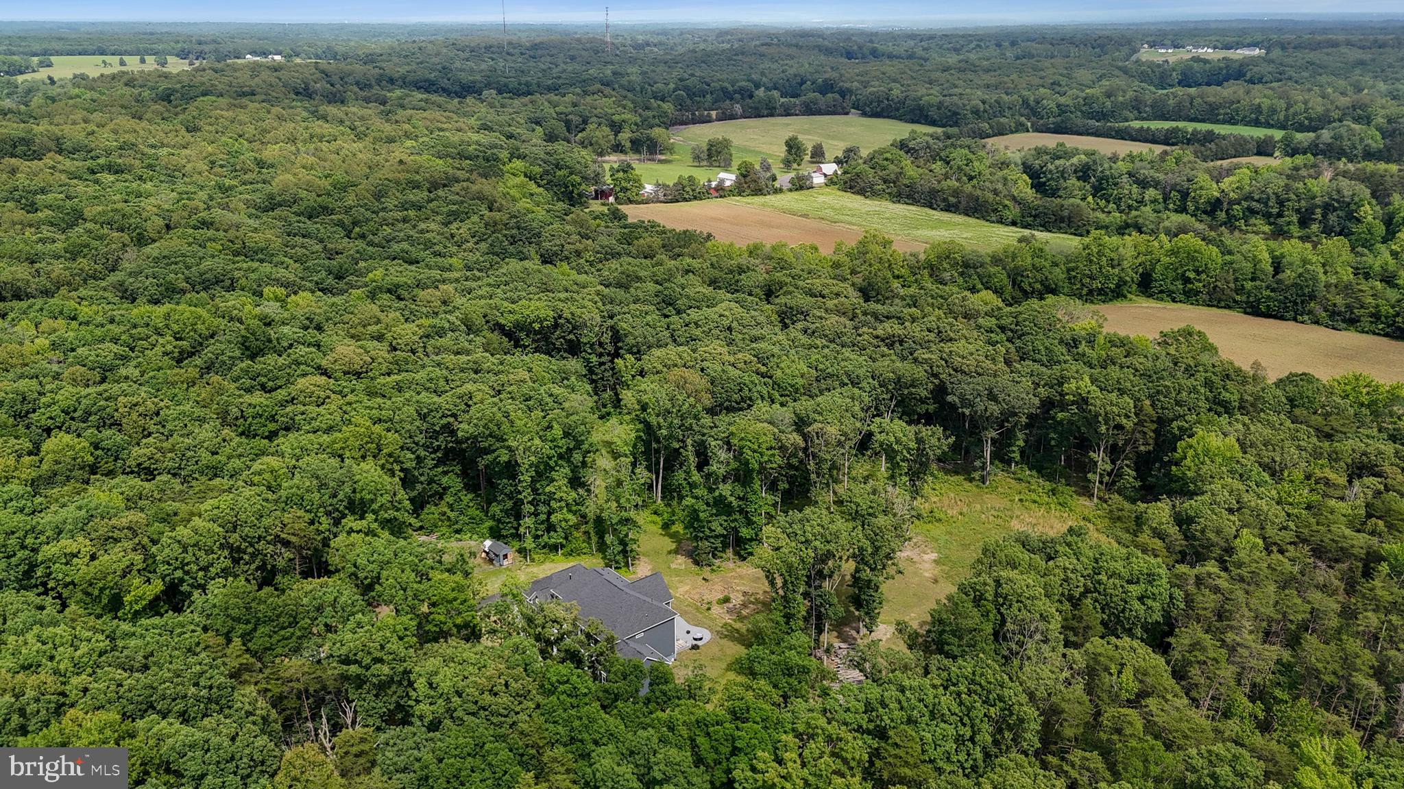 80 Shackelford Well Road Fredericksburg, VA 22406 - Photo 93 of 108 an aerial view of residential house with outdoor space and trees all around