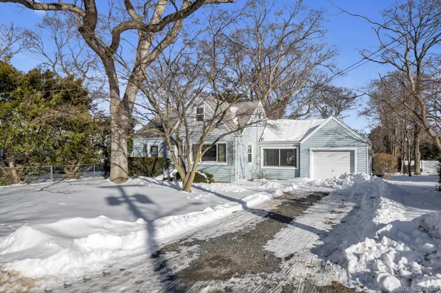 a view of a yard with a house and a tree
