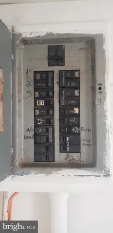 a front view of a house with a door