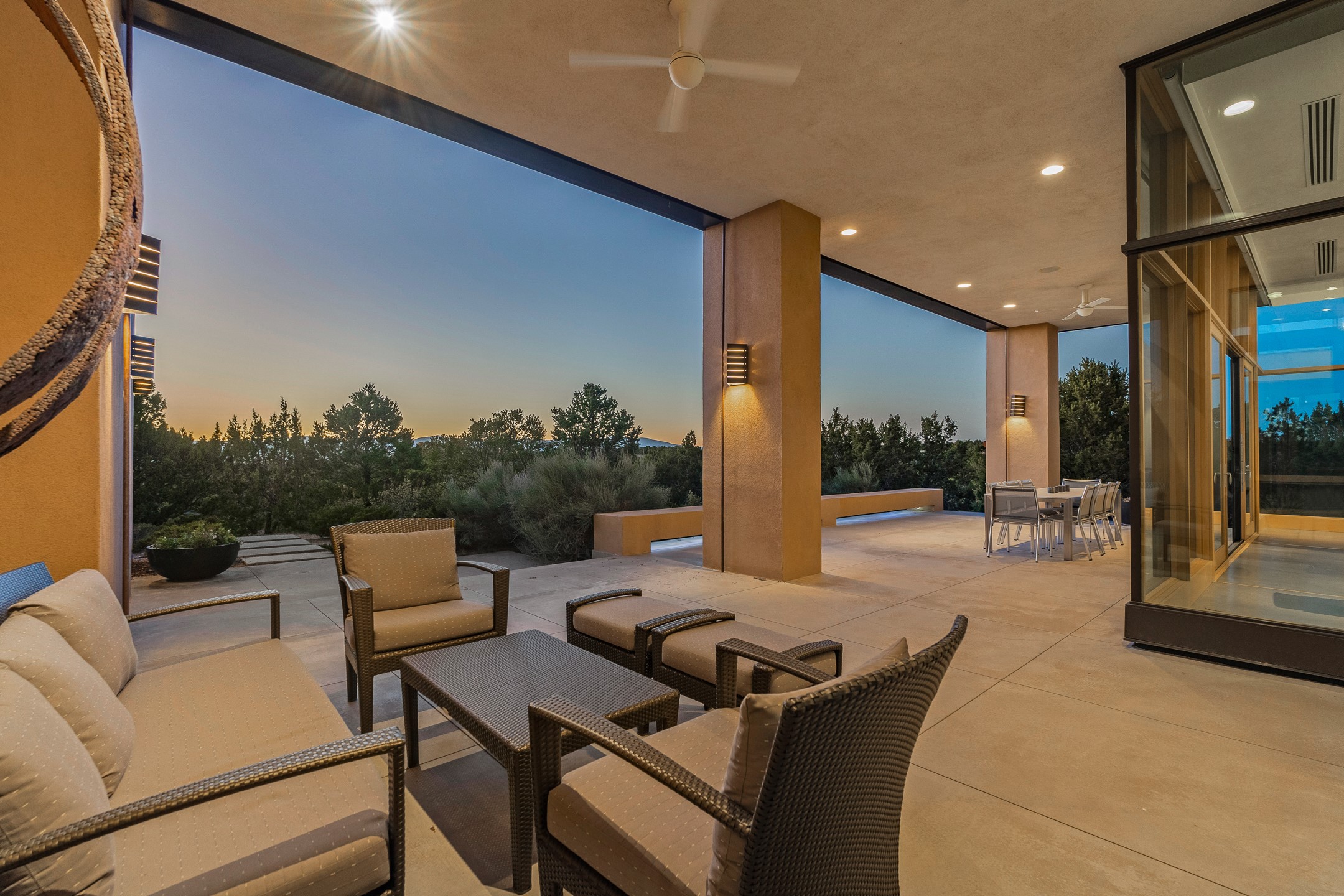 26 Bishops Dome Road Santa Fe, NM 87506 - Photo 26 of 68 Living Room Portal + Al Fresco Dining