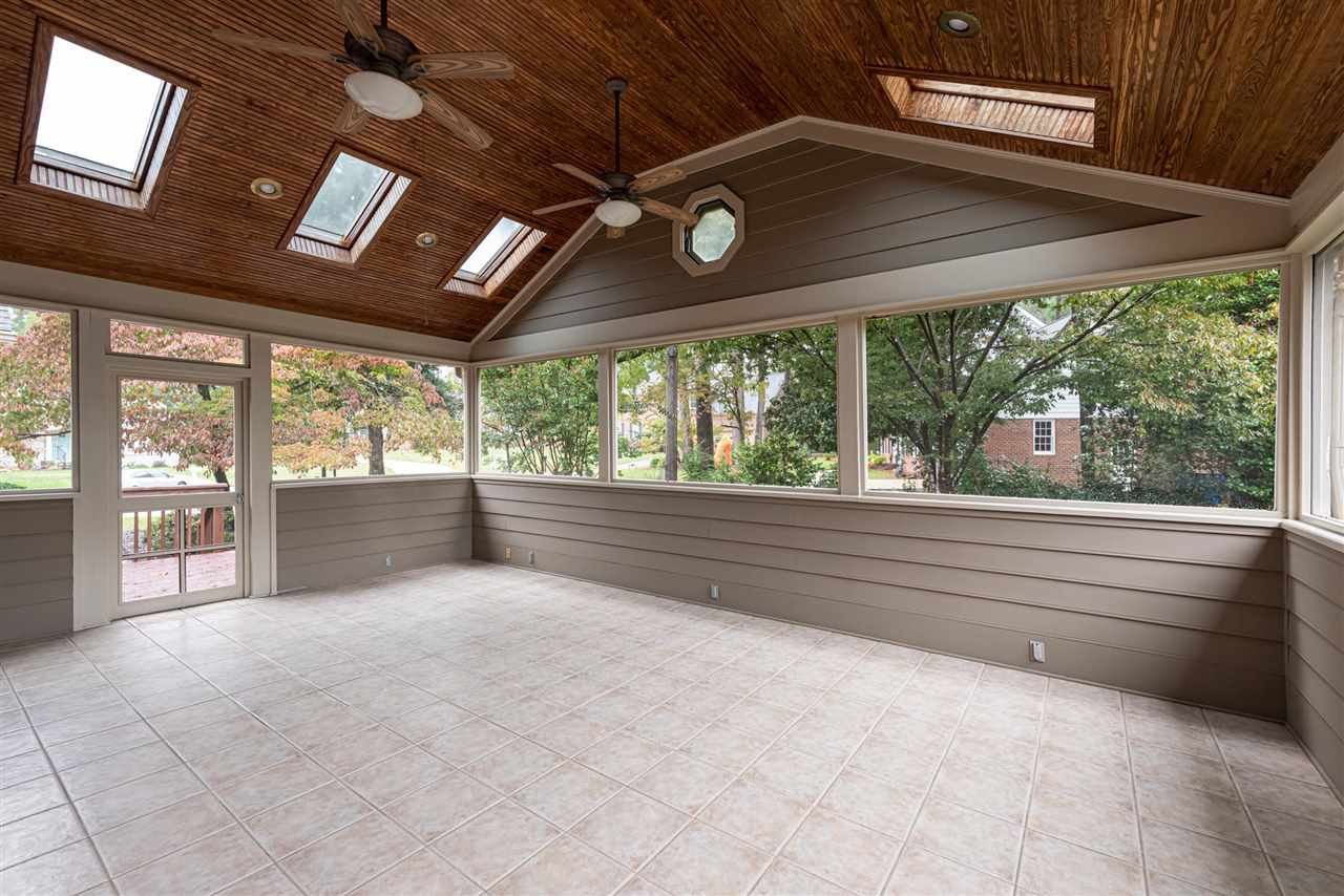 1701 Pony Run Road Raleigh, NC 27615 - Photo 24 of 30 Skylights on Screened Porch allow lots of natural light. Screened Porch