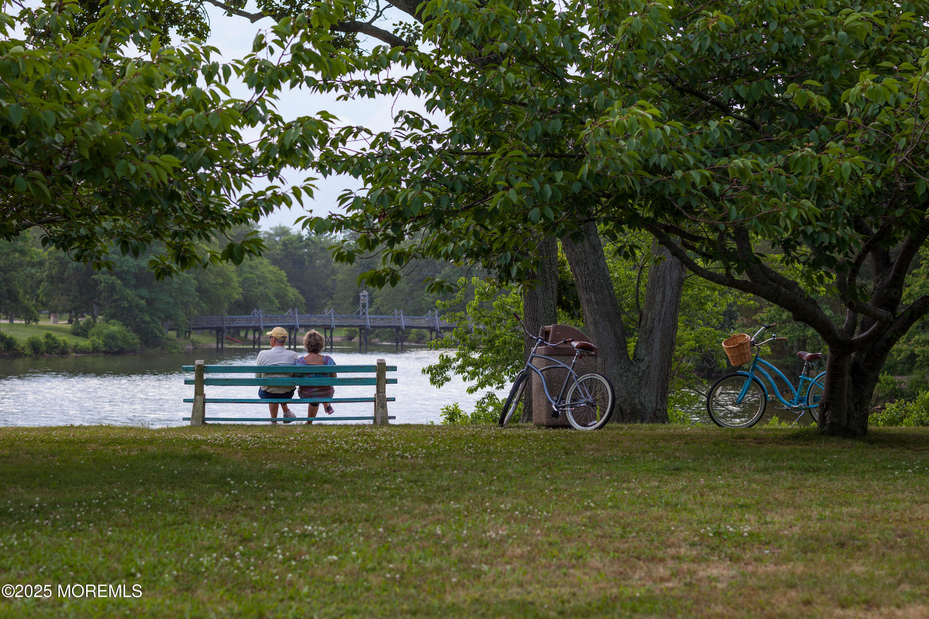 201 Jersey Avenue Spring Lake, NJ 07762 - Photo 29 of 29 a view of a bench in a garden