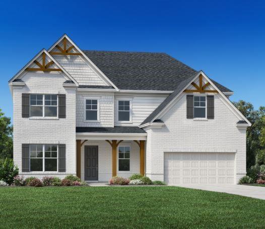 5270 Crestline View Road Cumming, GA 30028 - Photo 1 of 1 a front view of a house with a yard