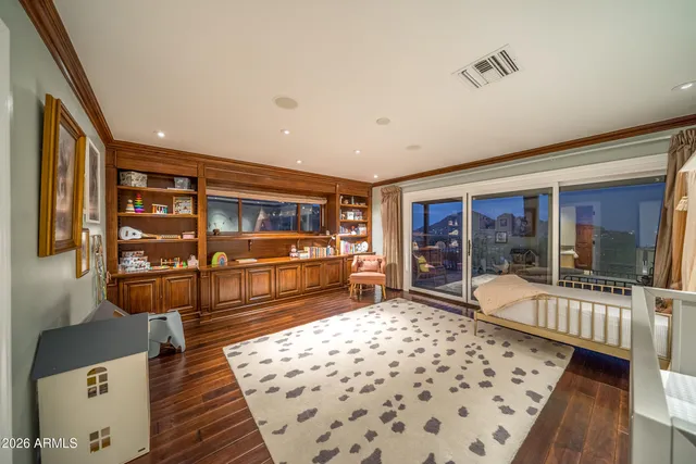 a very nice looking room with a large window