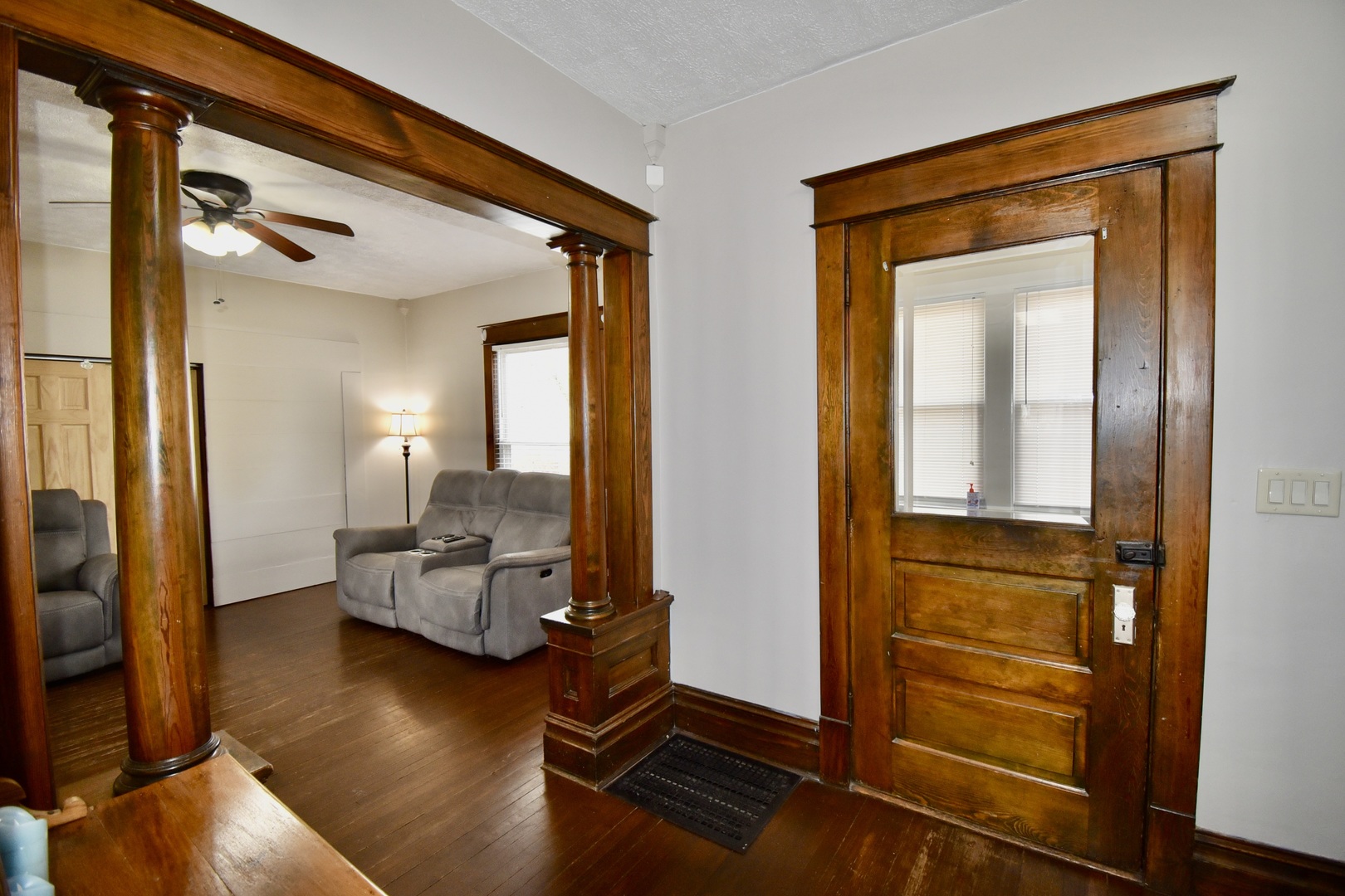 203 South Denver Street Bloomington, IL 61701 - Photo 54 of 54 a view of a livingroom with furniture and hardwood floor