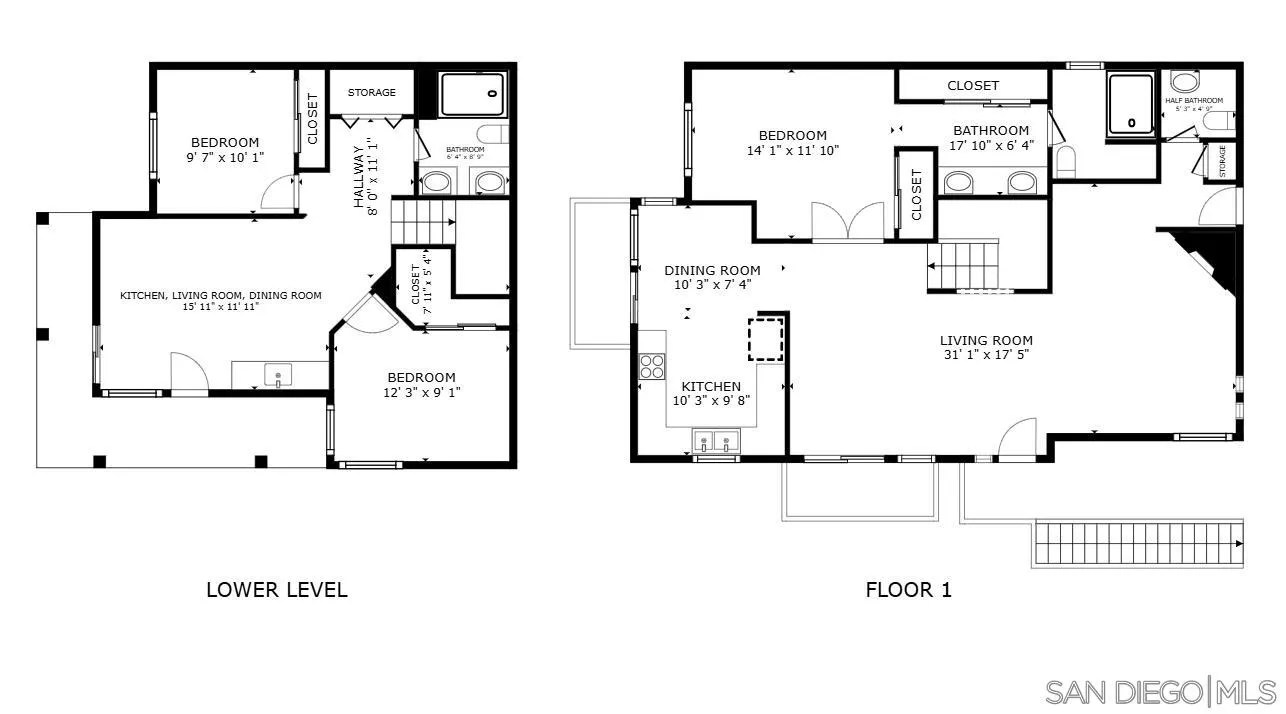 2829 Forest View Way Carlsbad, CA 92008 - Photo 39 of 39 1st Floor Plan
