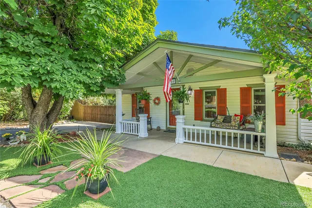 front view of a house with a big yard