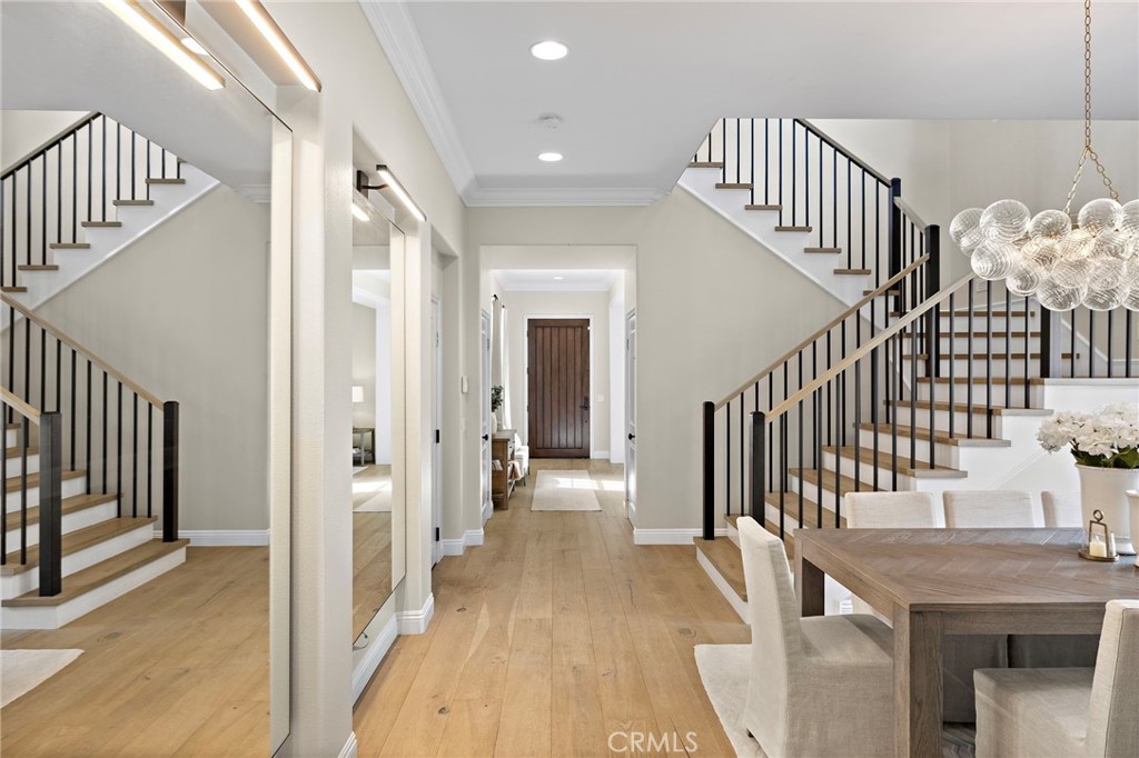 7 Julia Street Ladera Ranch, CA 92694 - Photo 8 of 52 a view of entryway and hall with wooden floor