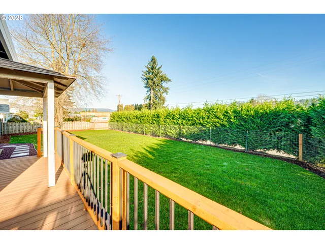 a view of an outdoor space and yard