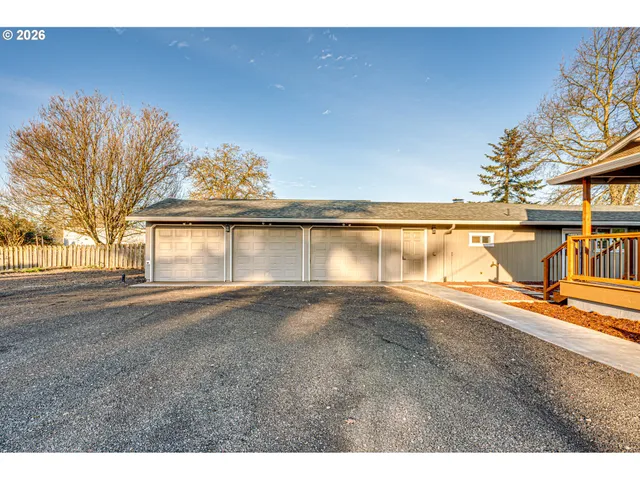 a view of a house with a lake view