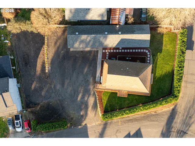 a view of outdoor space and sign board
