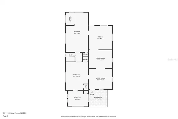 $1,695 | 1211 East 17th Avenue, Tampa, FL 33605