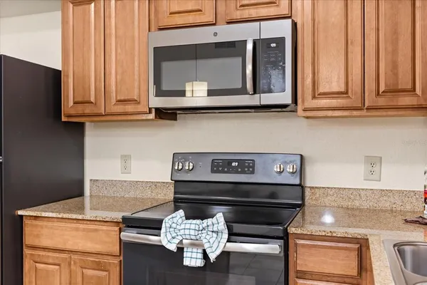 a view of city from a balcony