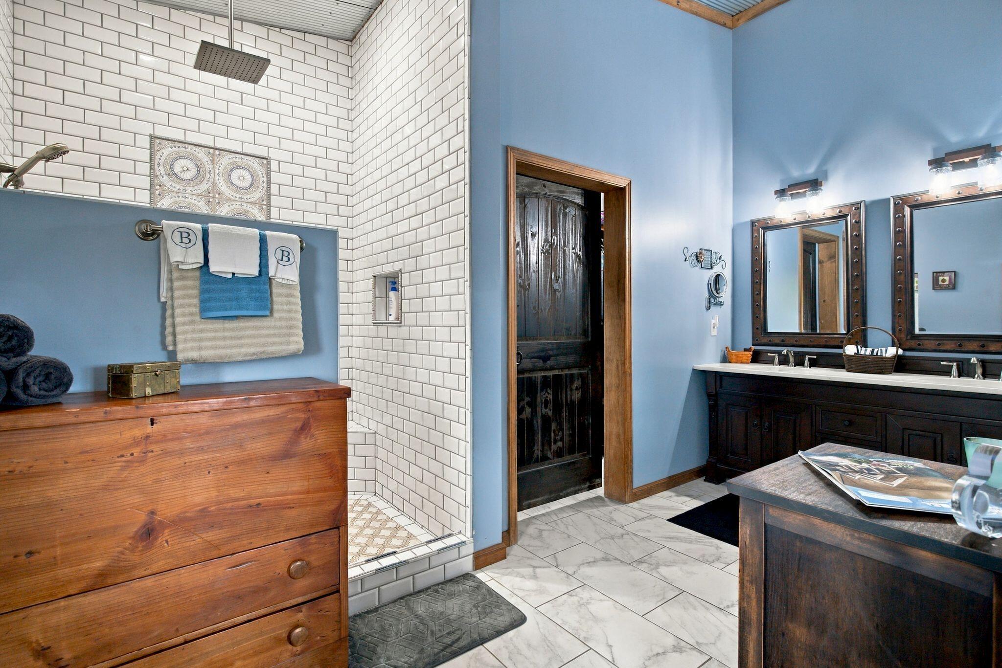 649 Joe Snedegar Road Mount Sterling, KY 40353 - Photo 19 of 93 Oversized walk-in shower. No doors or curtains needed
