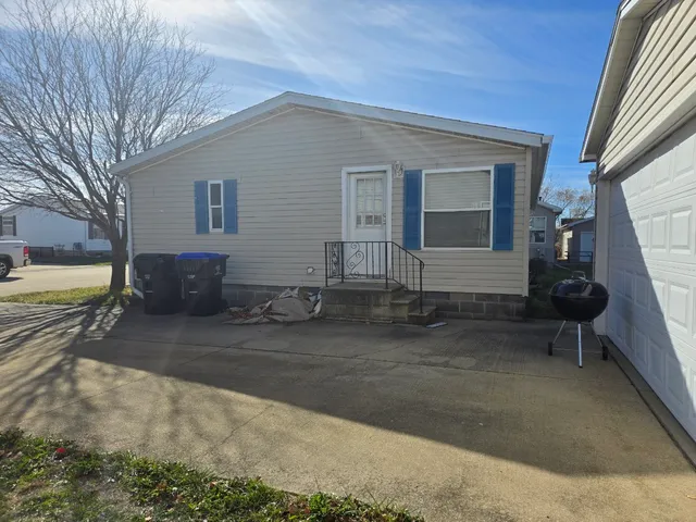 a backyard of a house