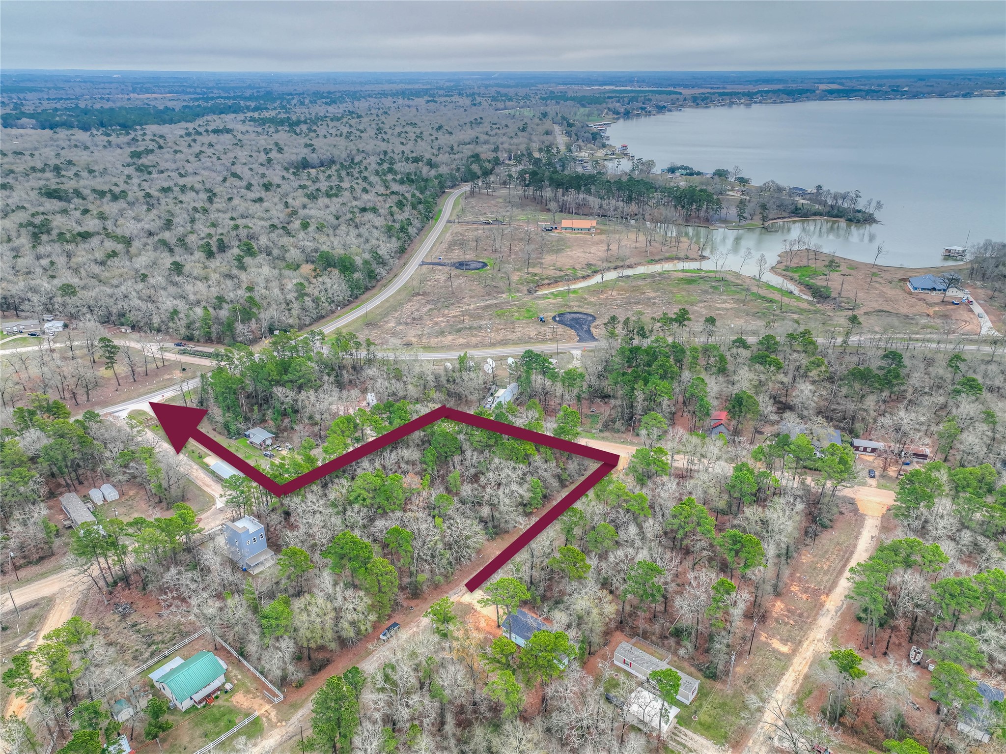 161 Evergreen Livingston, TX 77351 - Photo 25 of 34 House almost located at the front of the subdivision.