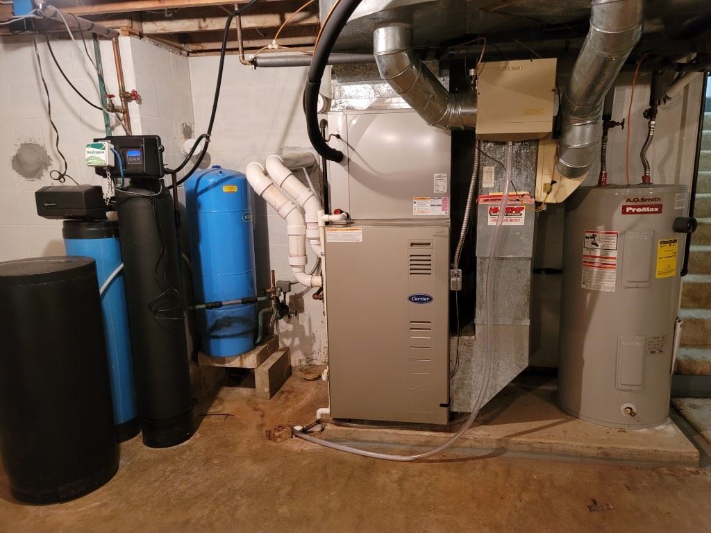 995 Richardson Road Owosso, MI 48867 - Photo 24 of 45 View of Water Softener with Wolverine (Iron and Sulfur Occidation system). Furnace and Well Holding tank
