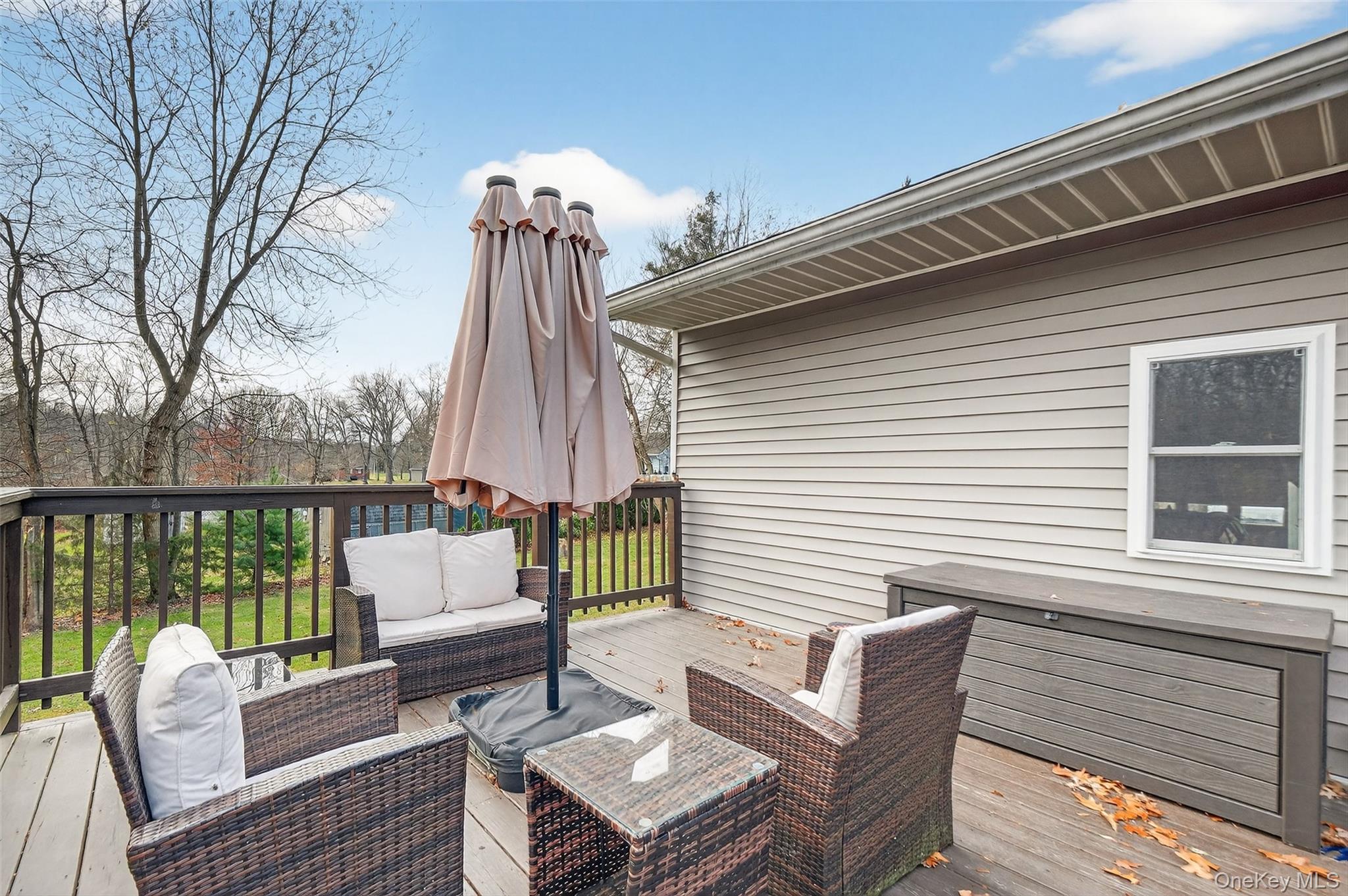 8 Ridge Road Wallkill, NY 12589 - Photo 39 of 48 a view of a patio with a chairs