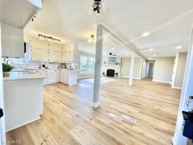 1942 Flat Rock Road Reidsville, NC 27320 - Photo 5 of 22 Kitchen and Living Room