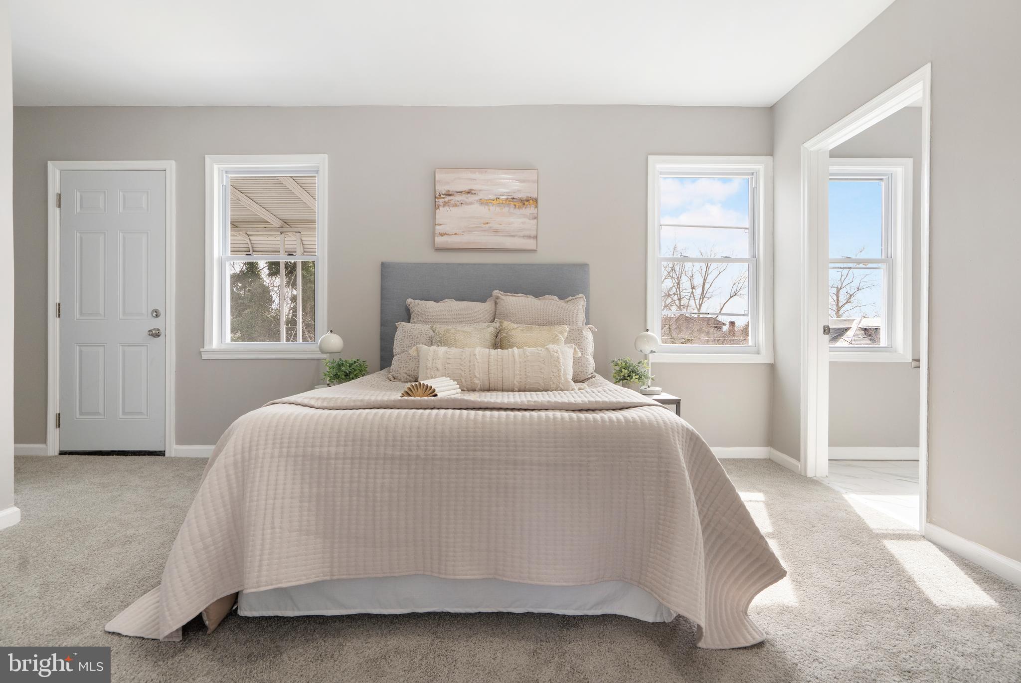 4009 Chatham Road Baltimore, MD 21207 - Photo 17 of 36 Sun Filled Primary Bedroom