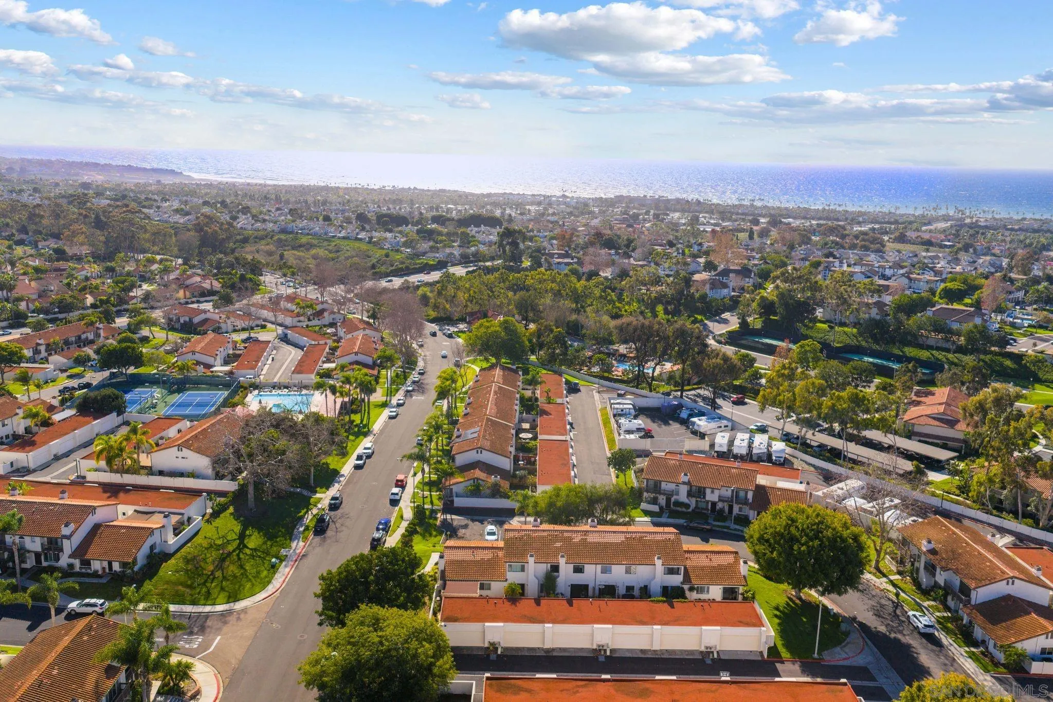 6922 Pear Tree Drive Carlsbad, CA 92011 - Photo 39 of 44 an aerial view of residential houses with outdoor space