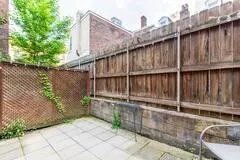 a view of wooden fence