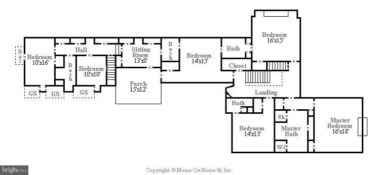 314 Valley Court Road Lutherville-Timonium, MD 21093 - Photo 2 of 30 Floor plan-2nd floor