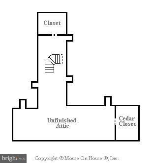 314 Valley Court Road Lutherville-Timonium, MD 21093 - Photo 3 of 30 Floor plan-attic, floored, and cedar closet