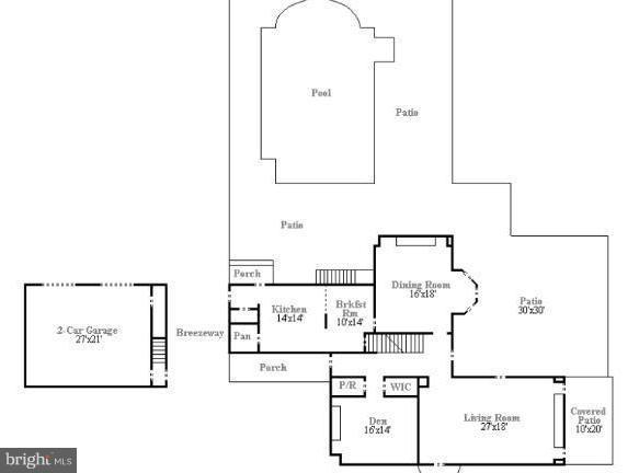 314 Valley Court Road Lutherville-Timonium, MD 21093 - Photo 4 of 30 Floor Plan-1st floor