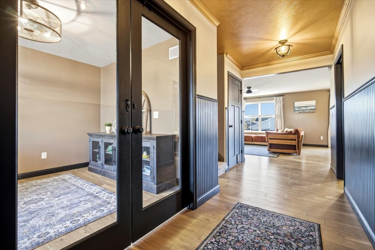 2625 Shale Road Normal, IL 61761 - Photo 17 of 60 a view of a hallway view with living room and dining room view