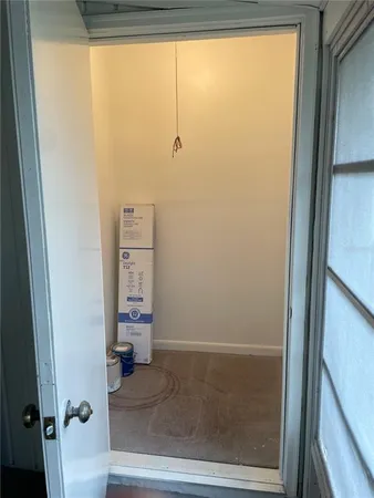 a view of front door