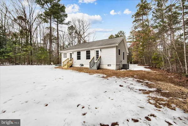 a street view covered with snow