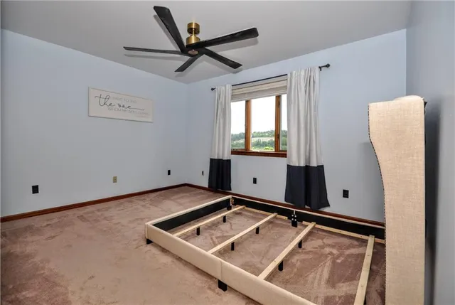 a room with furniture and a window