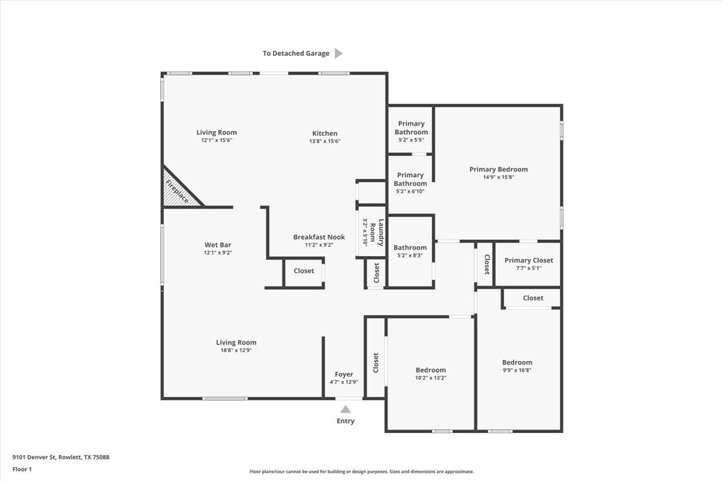 9101 Denver Street Rowlett, TX 75088 - Photo 40 of 40 a picture of a wall with a white wall