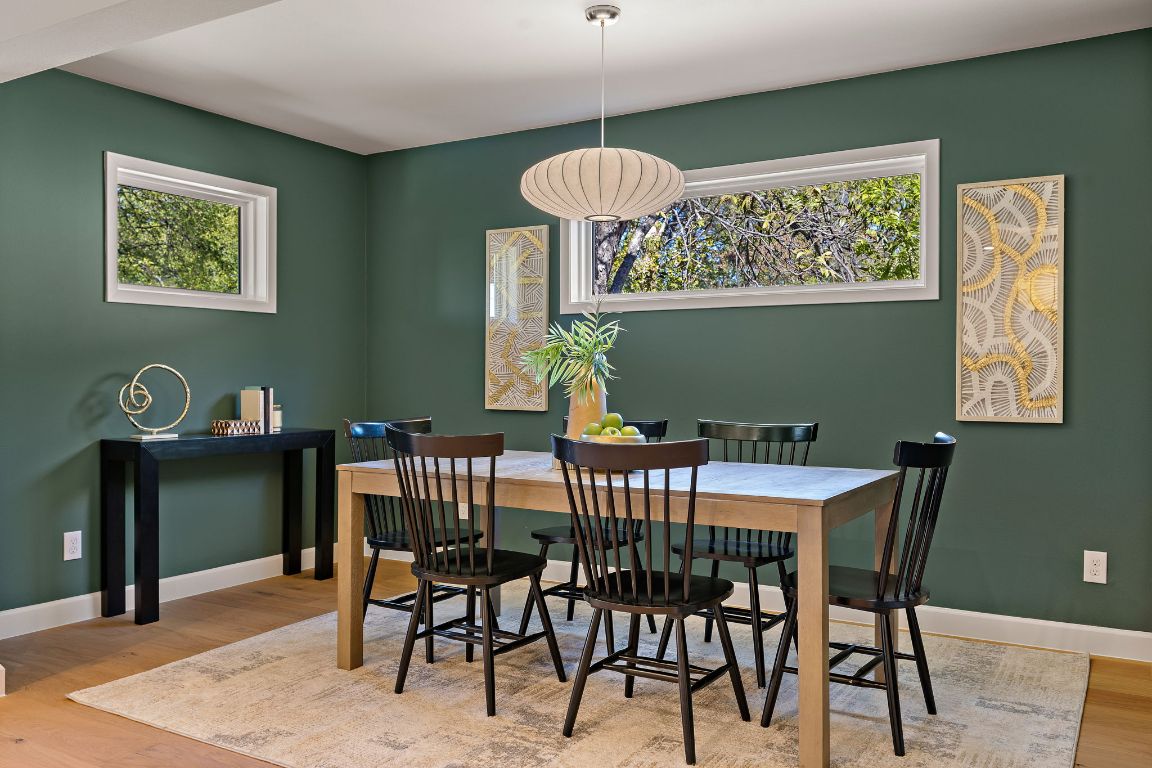 8102 Burrell Drive Austin, TX 78757 - Photo 13 of 31 a view of a dining room with furniture